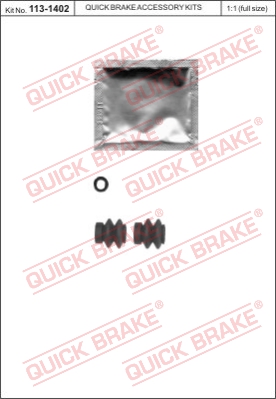 Zestaw naprawczy zacisk hamulcowy QUICK BRAKE 113-1402