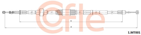 Linka hamulca ręcznego COFLE 1.MT001