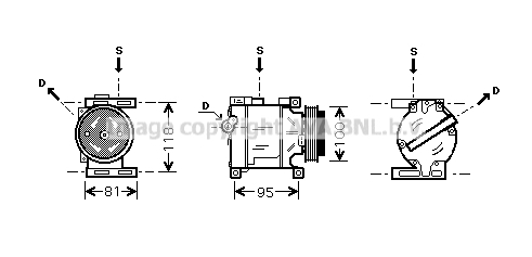Kompresor klimatyzacji AVA QUALITY COOLING FTAK090