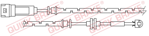 Czujnik zużycia klocków QUICK BRAKE WS 0220 A