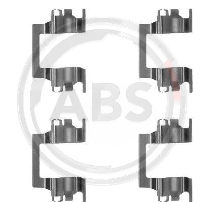 Zestaw akcesoriów montażowych  klocków hamulcowych A.B.S. 1117Q