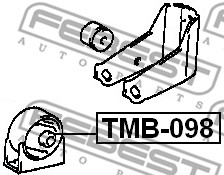Poduszka silnika FEBEST TMB-098
