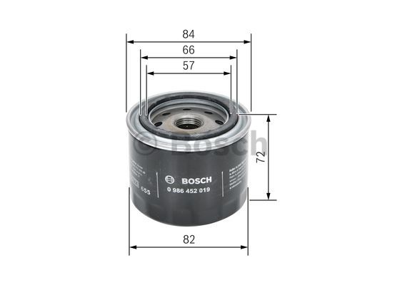 Filtr oleju BOSCH 0 986 452 019