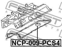 Uszczelka pokrywy zaworów FEBEST NCP-009-PCS4