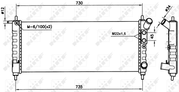 Chłodnica NRF 58154