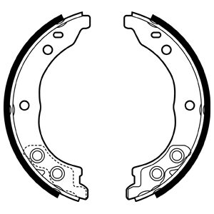 Zestaw szczęk hamulcowych DELPHI LS1962