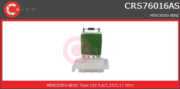 Opornik wentylatora CASCO CRS76016AS