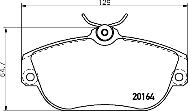 Klocki hamulcowe HELLA 8DB 355 018-001