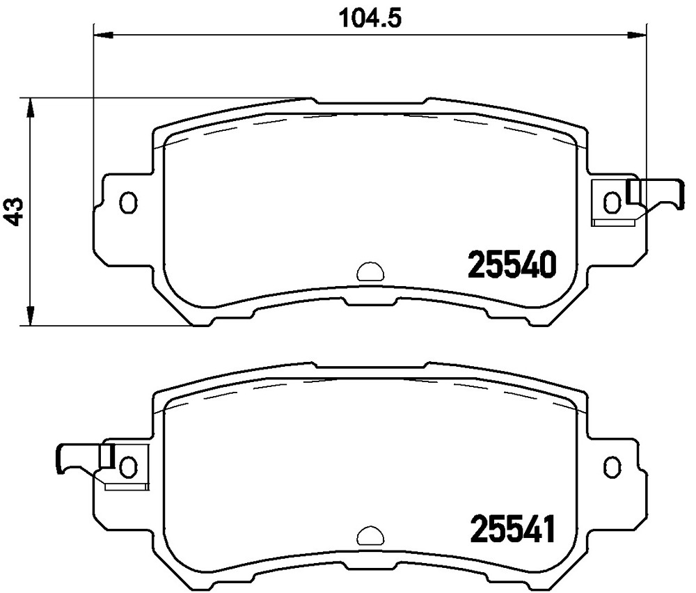 Klocki hamulcowe BREMBO P 49 047X