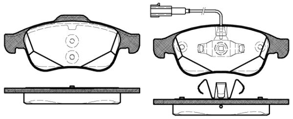 Klocki hamulcowe REMSA 1248.02