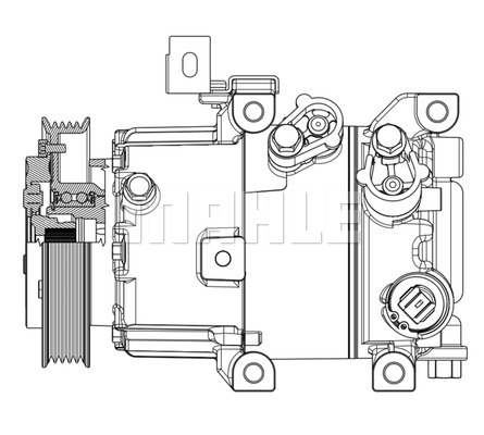 Kompresor klimatyzacji MAHLE ACP 631 000P
