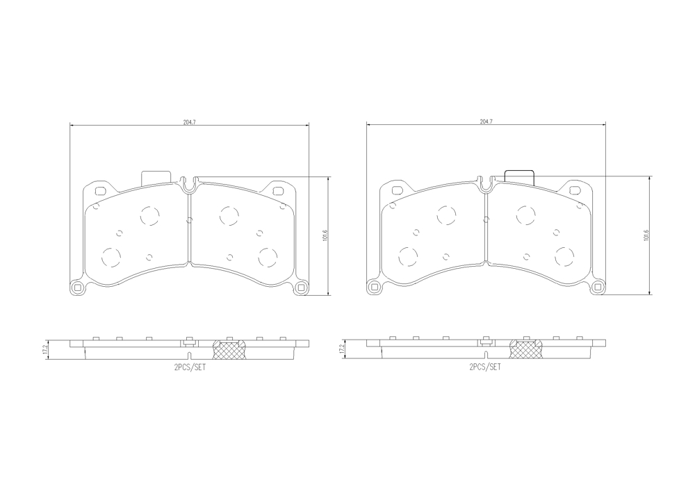 Klocki hamulcowe BREMBO P 85 183
