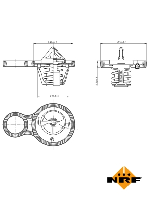 Termostat NRF 725094