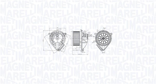 Wentylator wewnętrzny MAGNETI MARELLI 069412764010