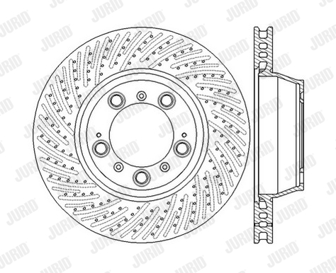 Tarcza hamulcowa JURID 562590JC-1