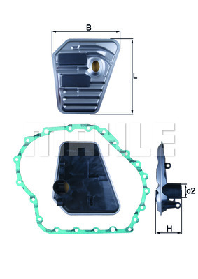 Filtr automatycznej skrzyni biegów KNECHT HX 167D