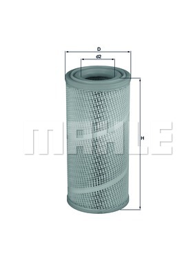 Filtr powietrza KNECHT LX 1142