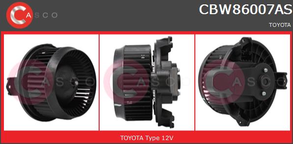 Wentylator wnętrza CASCO CBW86007AS