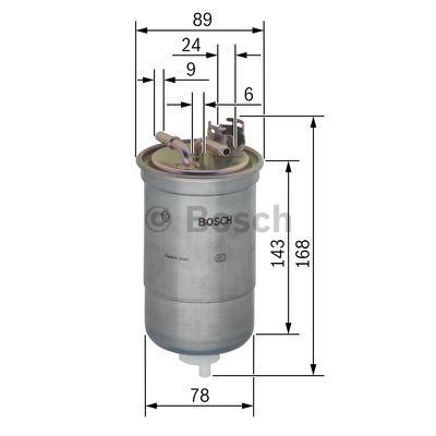 Filtr paliwa BOSCH 0 450 906 274