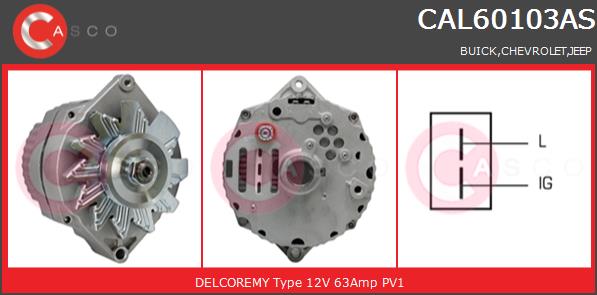 Alternator CASCO CAL60103AS