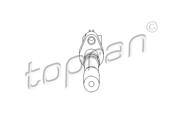 Czujnik położenia wału TOPRAN 722 629