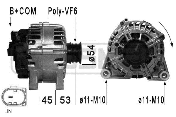 Alternator ERA 210876