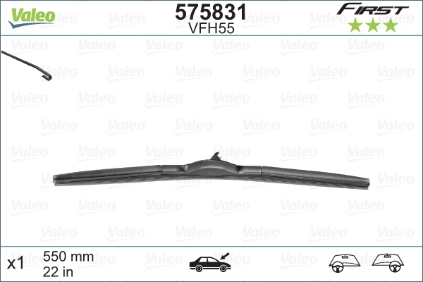 Pióro wycieraczki VALEO 575831