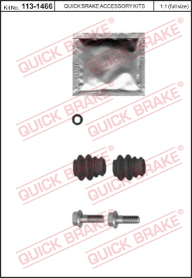 Zestaw naprawczy zacisk hamulcowy QUICK BRAKE 113-1466