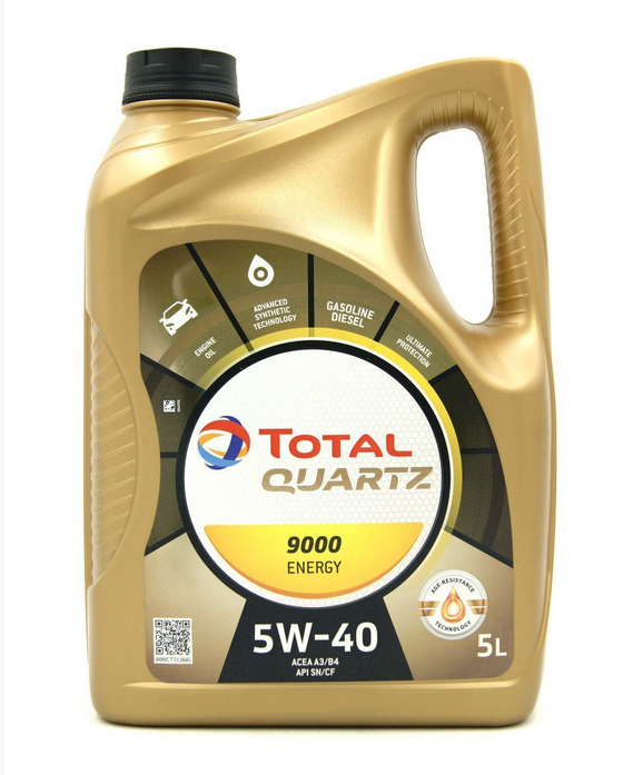 Olej silnikowy TOTAL 5W40 QUARTZ 9000 ENERGY 5L