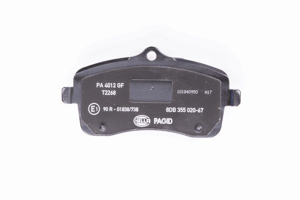 Klocki hamulcowe HELLA 8DB 355 020-671