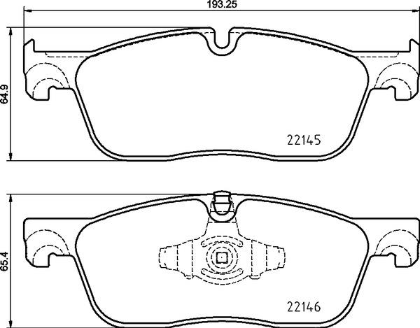 Klocki hamulcowe BREMBO P 44 026X