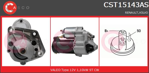 Rozrusznik CASCO CST15143AS