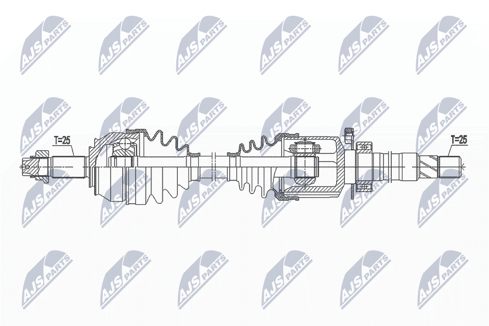 Filtr sadzy / filtr cząstek stałych, układ wydechowy NTY DPF-SU-001