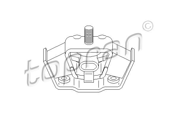 Poduszka silnika TOPRAN 400 040