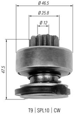 Bendiks rozrusznika MAGNETI MARELLI 940113020329