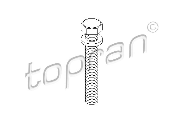 Śruba koła pasowego wału TOPRAN 109 336