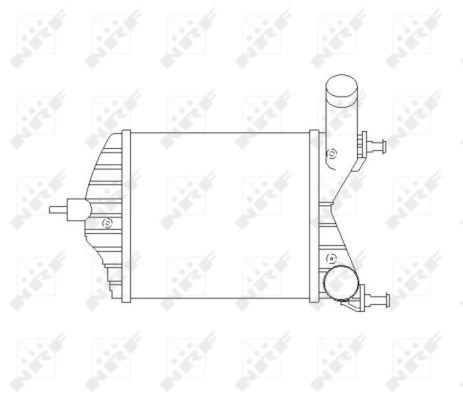 Chłodnica powietrza intercooler NRF 30862