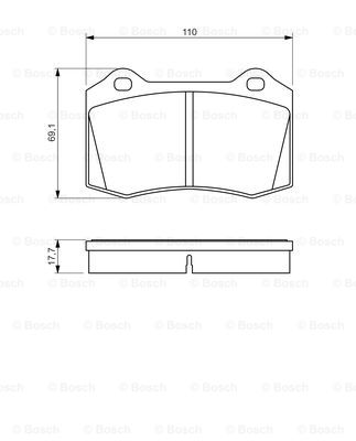 Klocki hamulcowe BOSCH 0 986 494 486