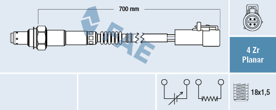 Sonda lambda FAE 77615