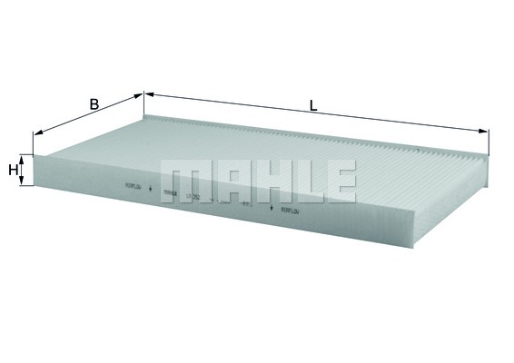 Filtr kabinowy KNECHT LA 252