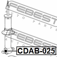 Tuleja montażowa amortyzatora FEBEST CDAB-025