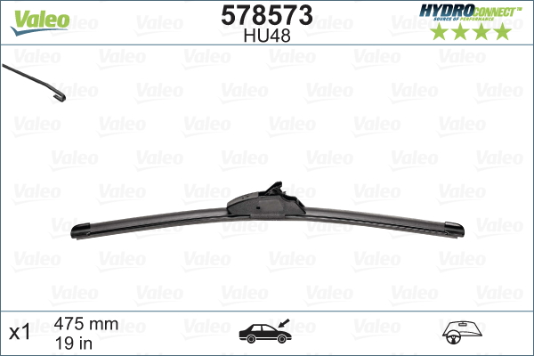 Pióro wycieraczki VALEO 578573