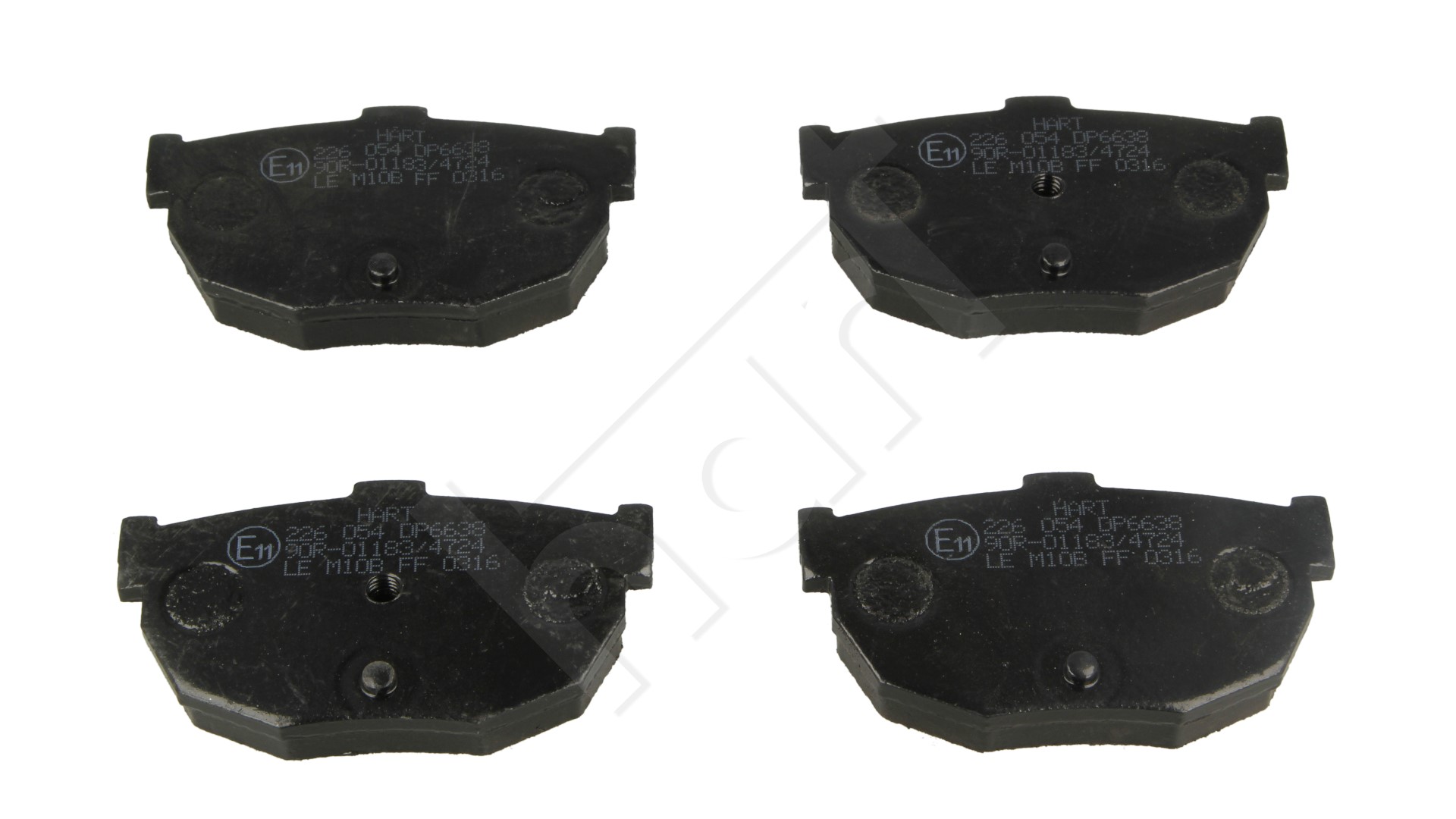 Klocki hamulcowe HART 226 054