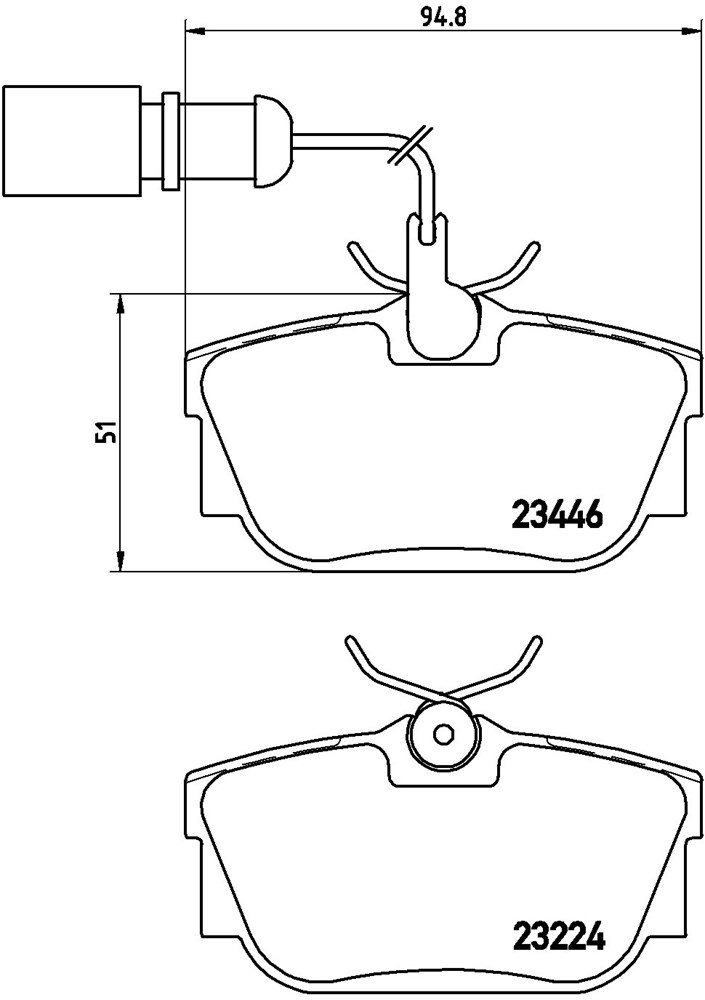 Klocki hamulcowe BREMBO P 85 059