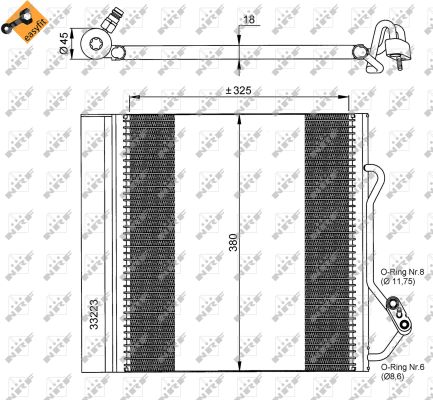 Skraplacz klimatyzacji NRF 35720