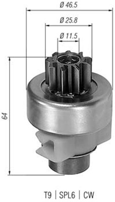 Bendiks rozrusznika MAGNETI MARELLI 940113020247
