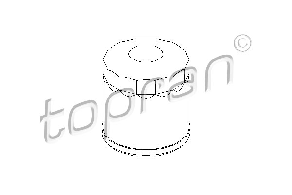 Filtr oleju TOPRAN 207 483