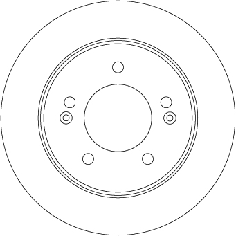 Tarcza hamulcowa TRW DF6725