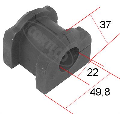 Guma stabilizatora CORTECO 49363593