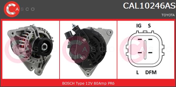 Alternator CASCO CAL10246AS